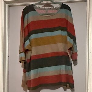Honeyme Multicolor Striped Sweater